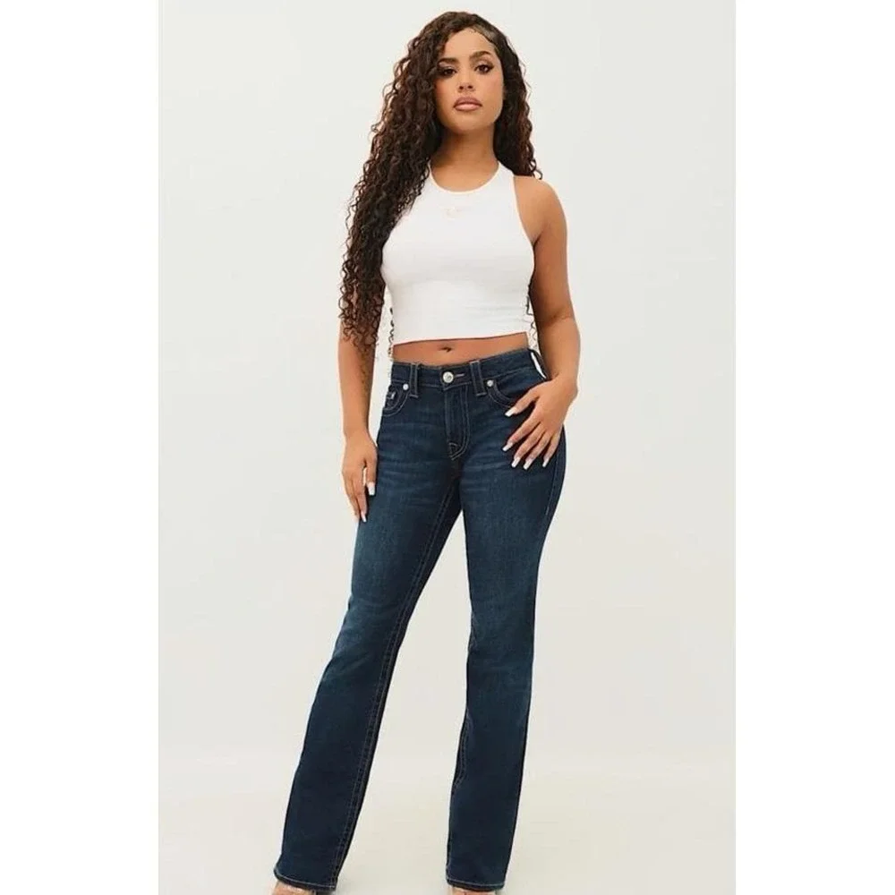 True Religion Becca‎ midrise bootcut jeans size 34